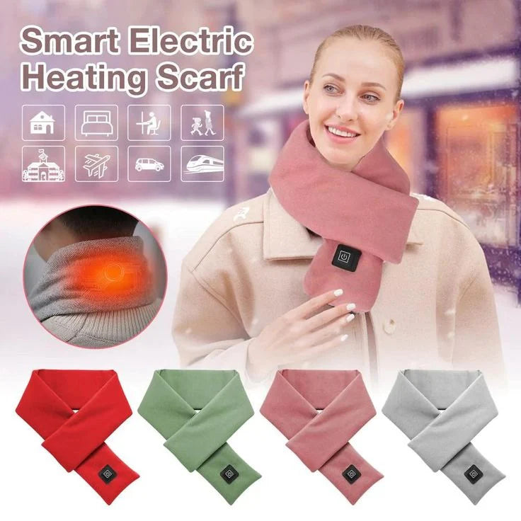 Intelligent heating scarf